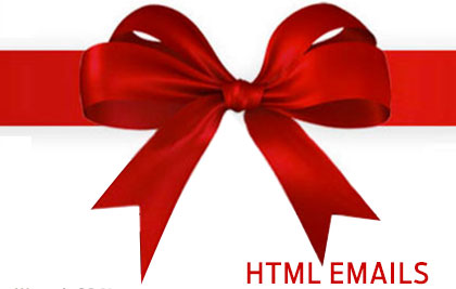 THR holiday email, designed and coded.